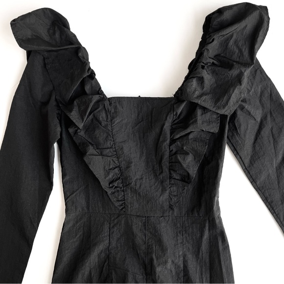 H&M Flounce-Trimmed Dress - Picture 6 of 9